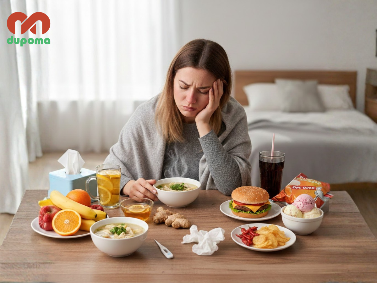 Những thực phẩm người Cảm Mạo nên và không nên ăn