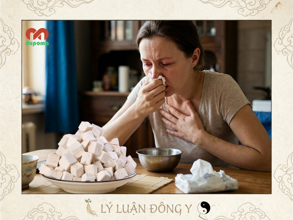 Bạch linh và chứng bệnh Thượng thấp hạ hàn