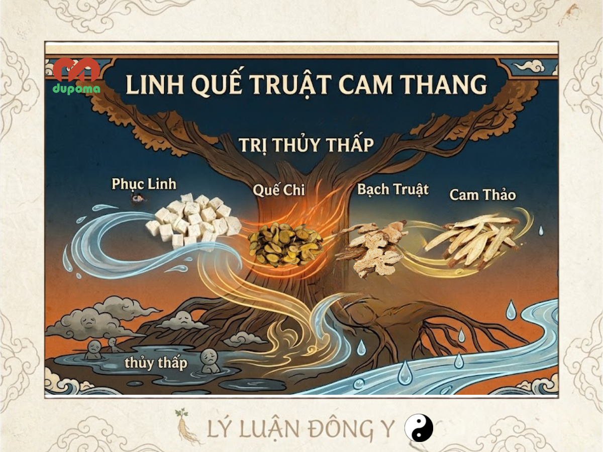 Linh quế truật cam thang