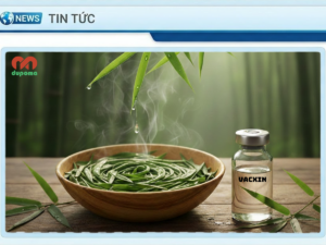 lá tre giải độc vaccine